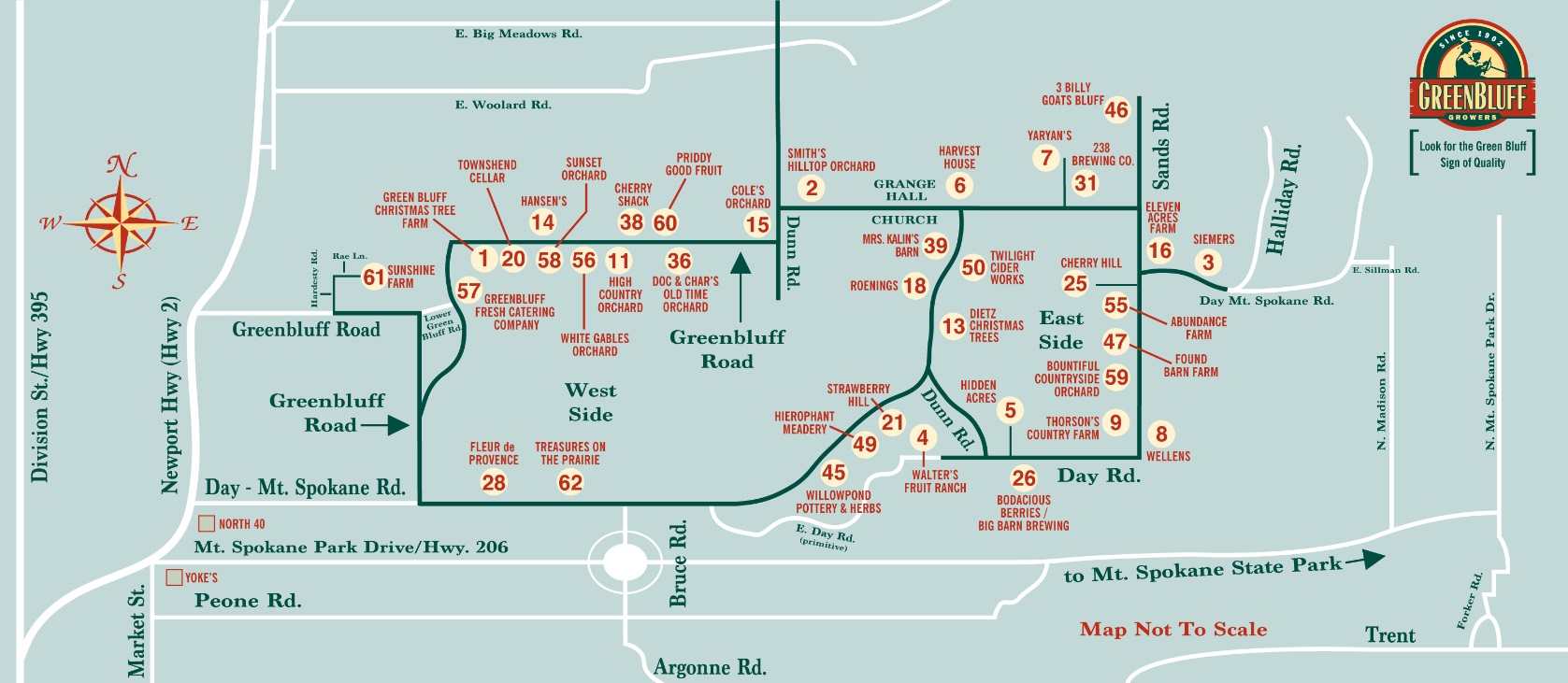 Map 2 • Spokane Real Estate Green Bluff Specialist 